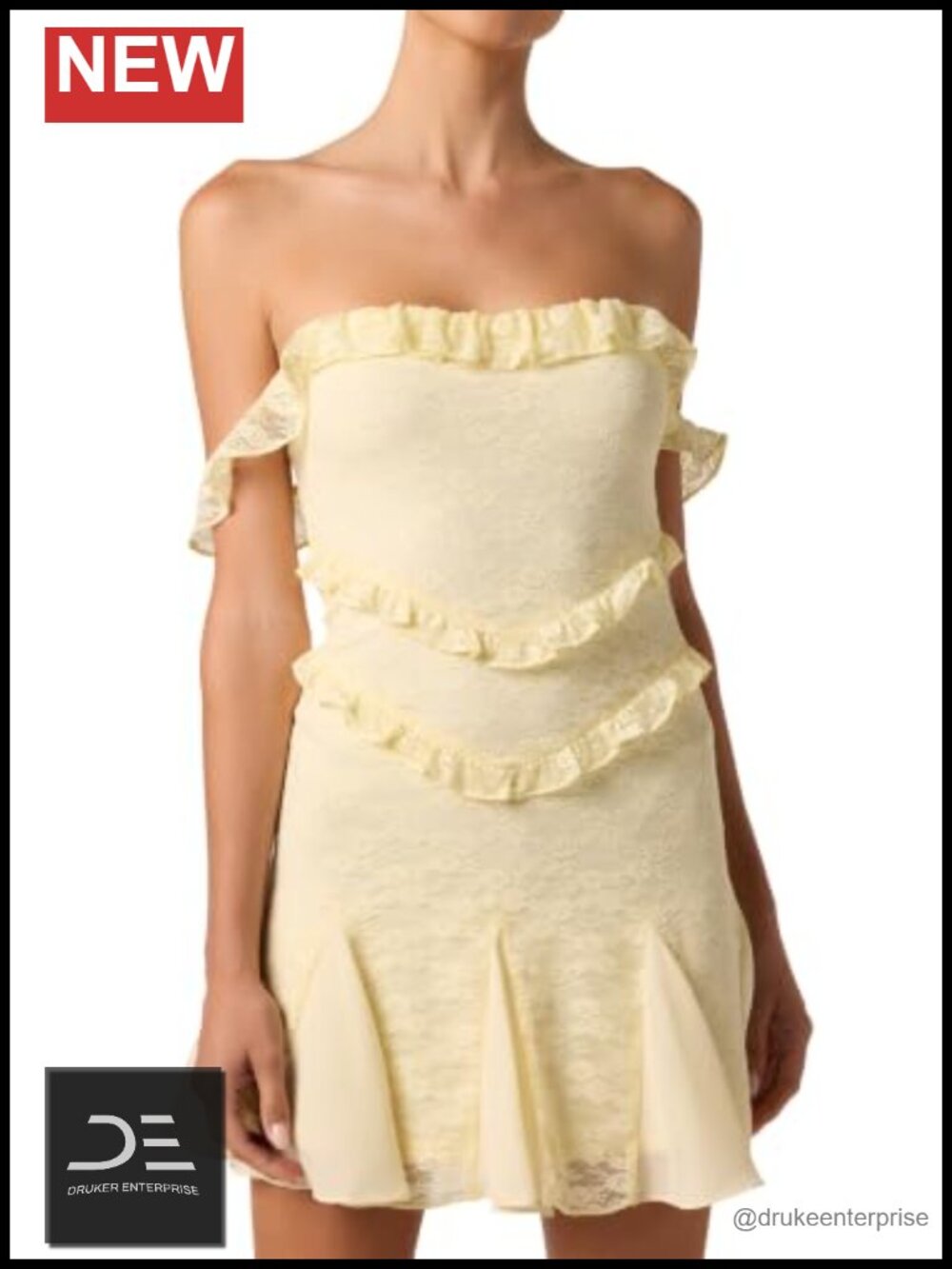 Lace Strapless Mini Dress Semi Formal